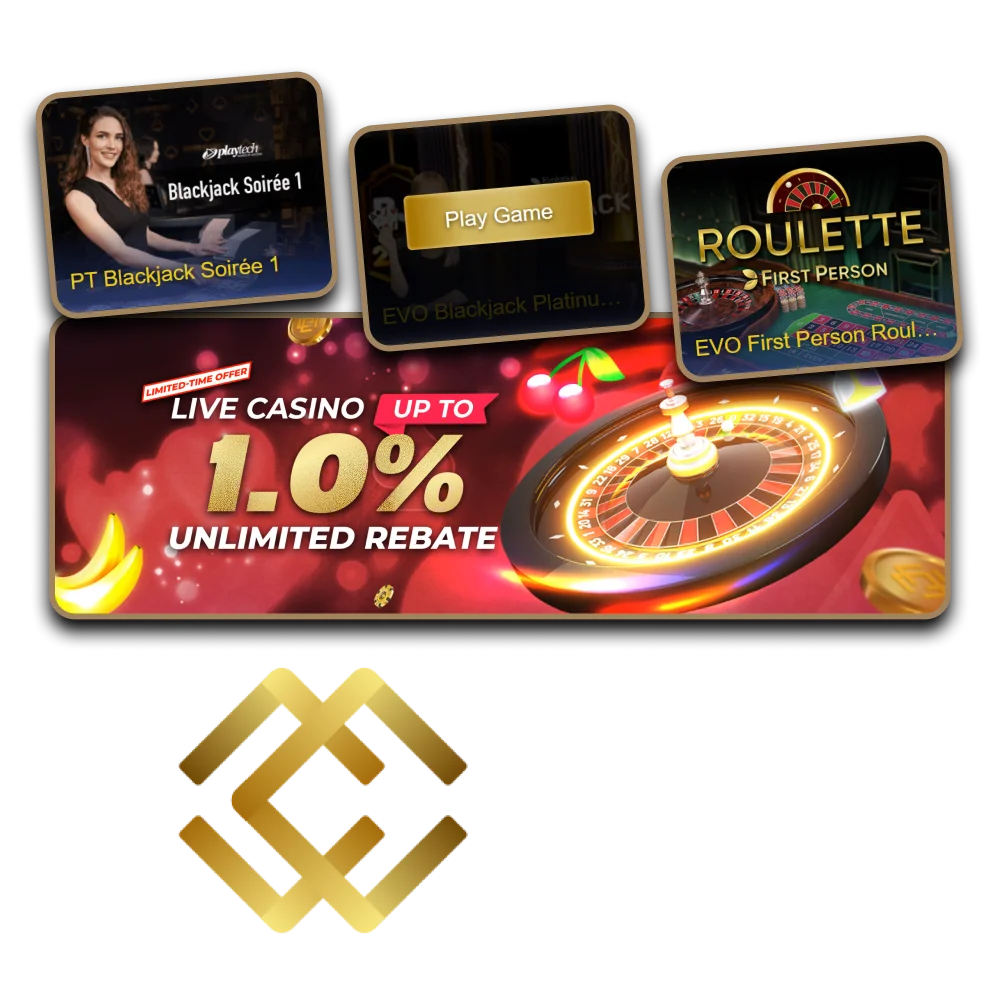 Mega Casino offers to play live casino games with real live dealers.