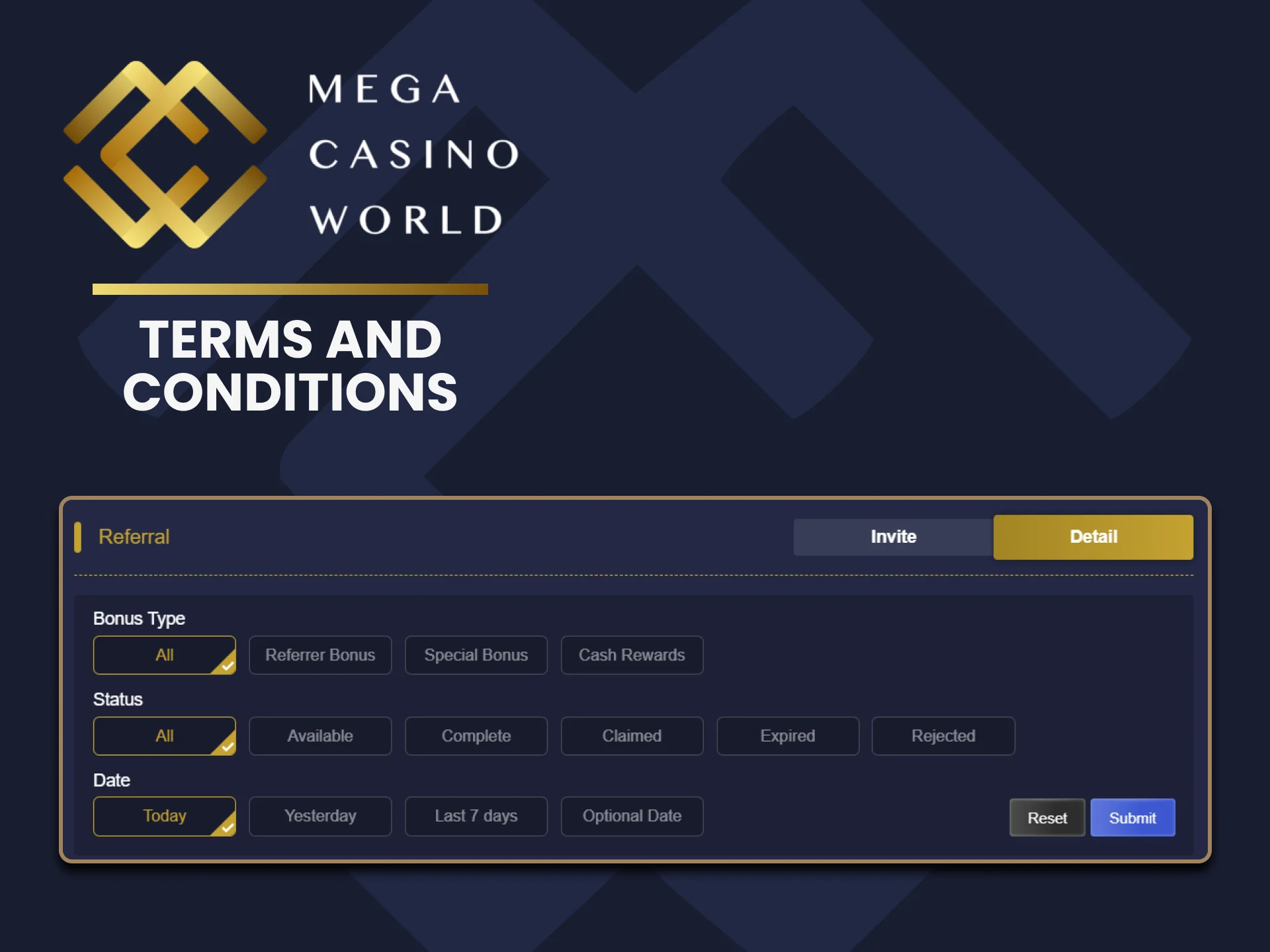 The basic terms and conditions of the MCW referral program.