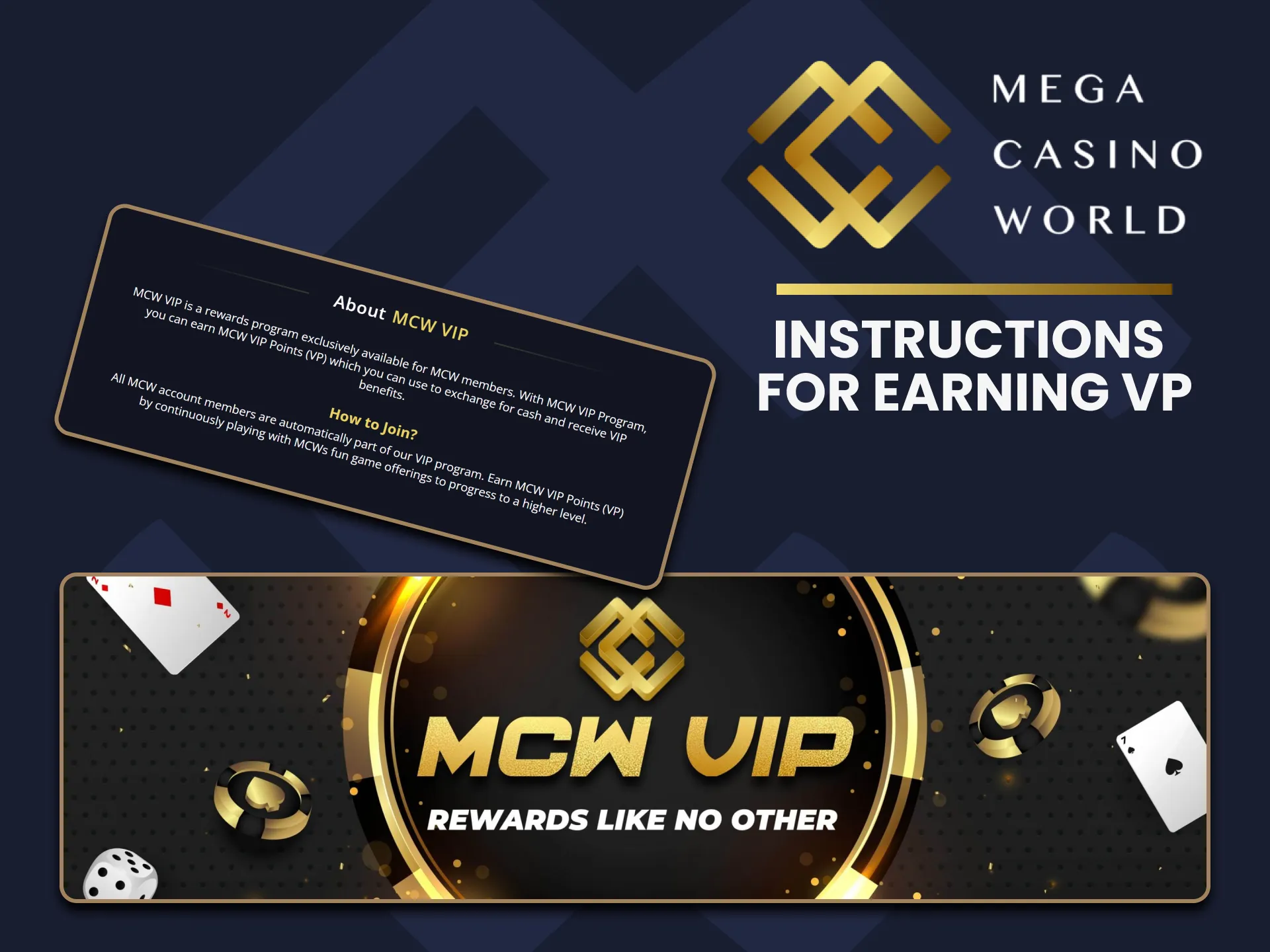 Guidelines for accumulating MCW VIP Points.