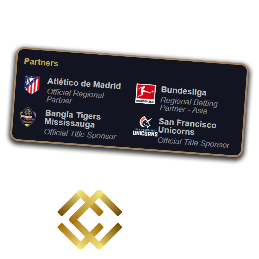 Check out all the Mega Casino World sponsorships.